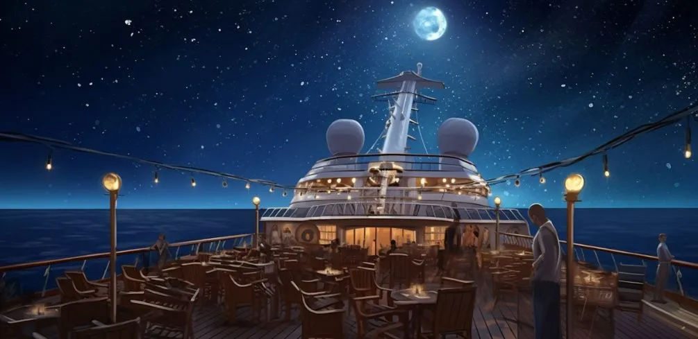stars from cruise ship